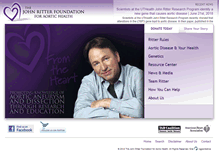 Tablet Screenshot of johnritterfoundation.org